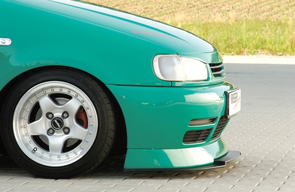 Voorspoilerlip vlak VW Polo 6N met styling pakket Rieger