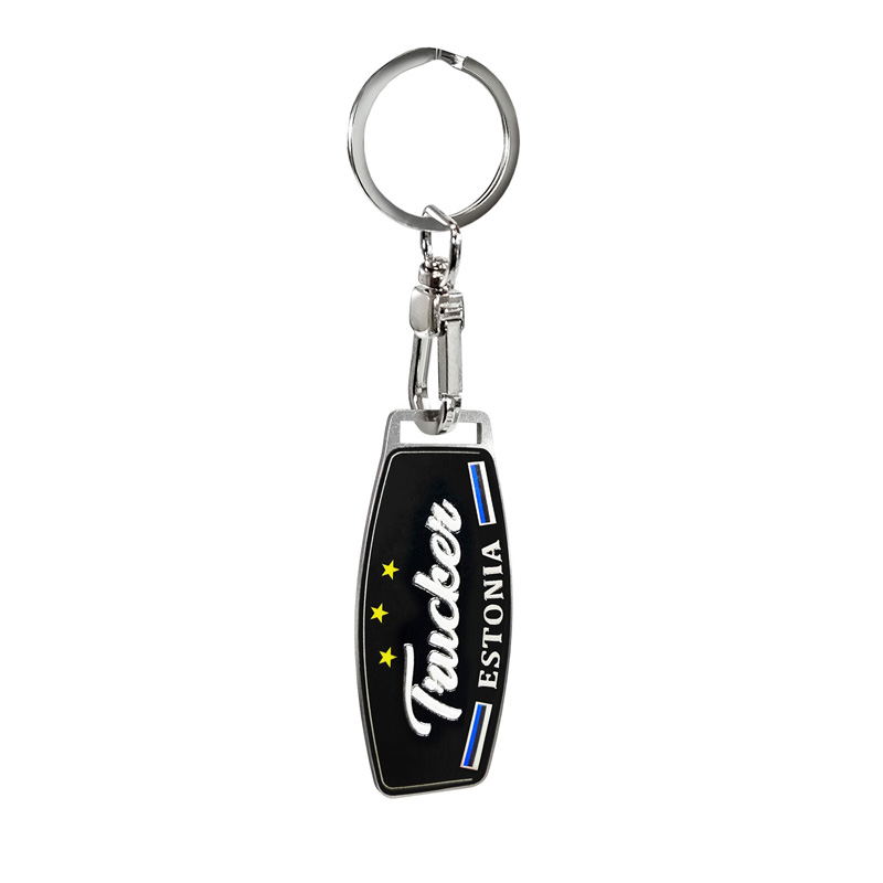 RVS sleutelhanger - Trucker/Estonia