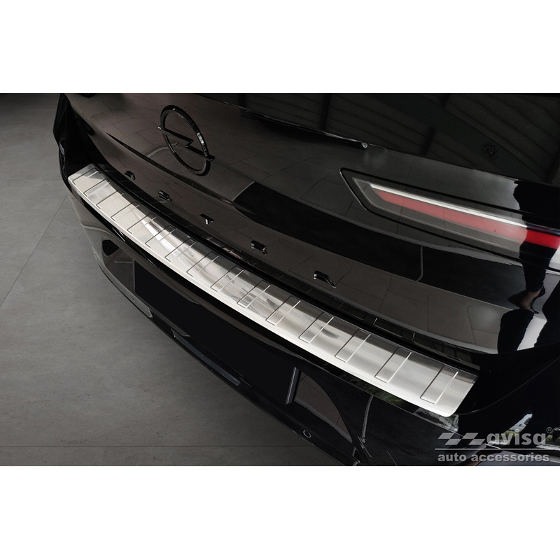 Stainless Steel Rear Bumper protector  Opel Astra L HB 5-doors 2021- 'Ribs'