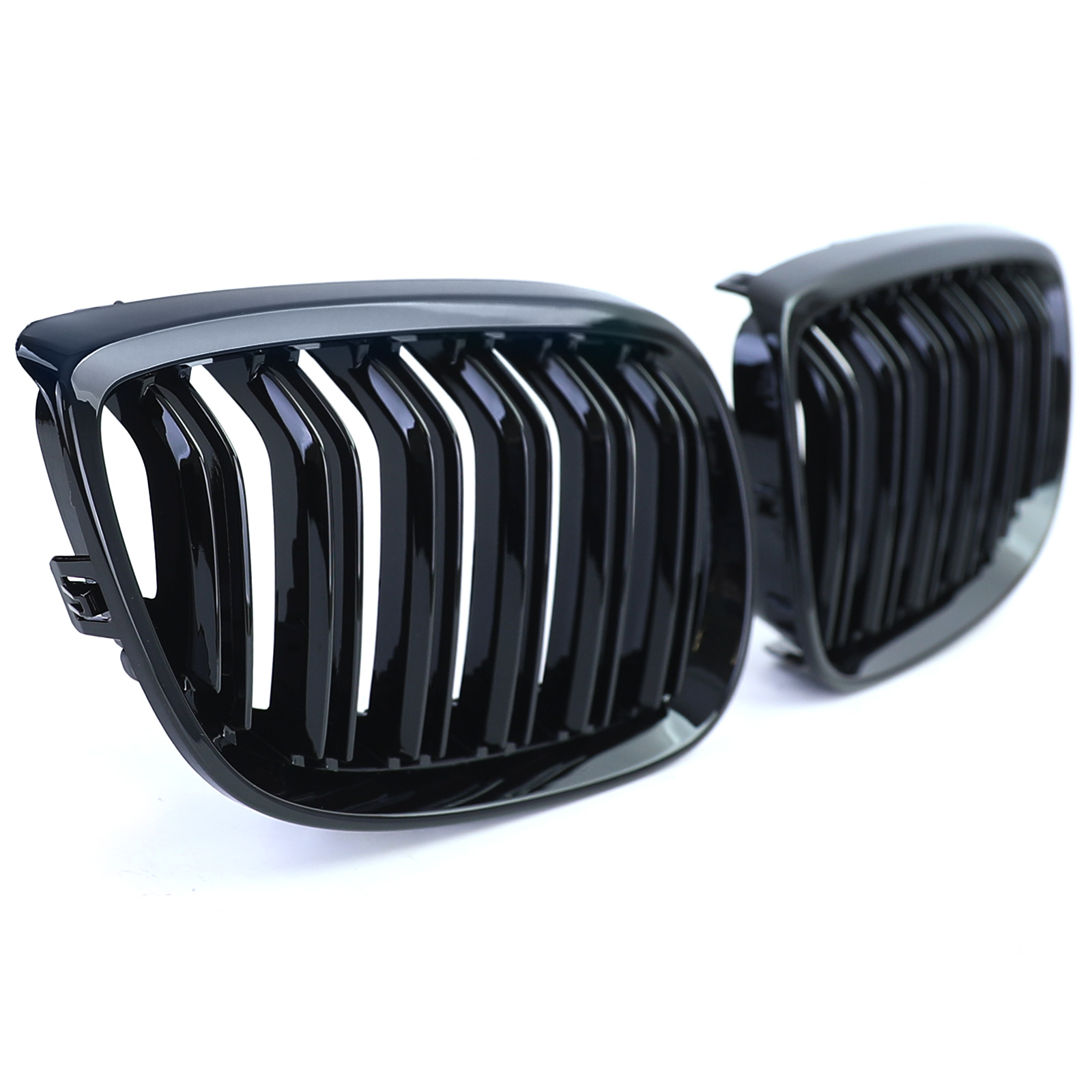Grill Nieren BMW E92, E93 06-10 Glans Zwart