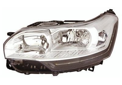 koplamp, Valeo, H7+H7+H1, incl stelmotortje, met draaimodule, re