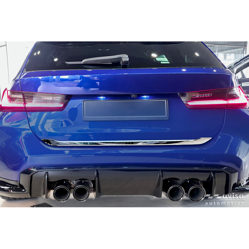 Avisa Chroom RVS Kofferbak Sierlijst  BMW 3-Serie Touring (G21) M-Sport Facelift 2022-