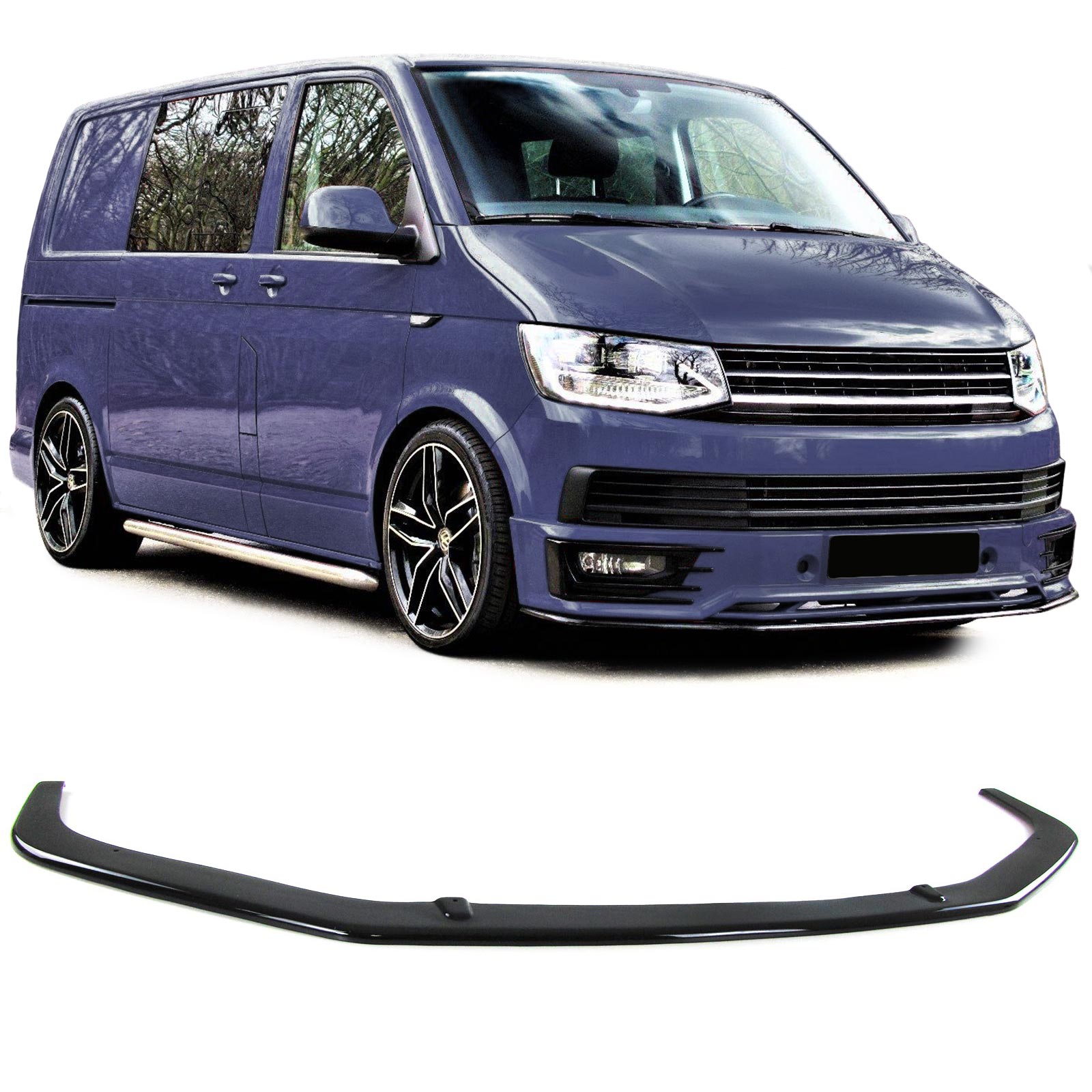 Voorspoilerlip Volkswagen T6 Bus Sportline