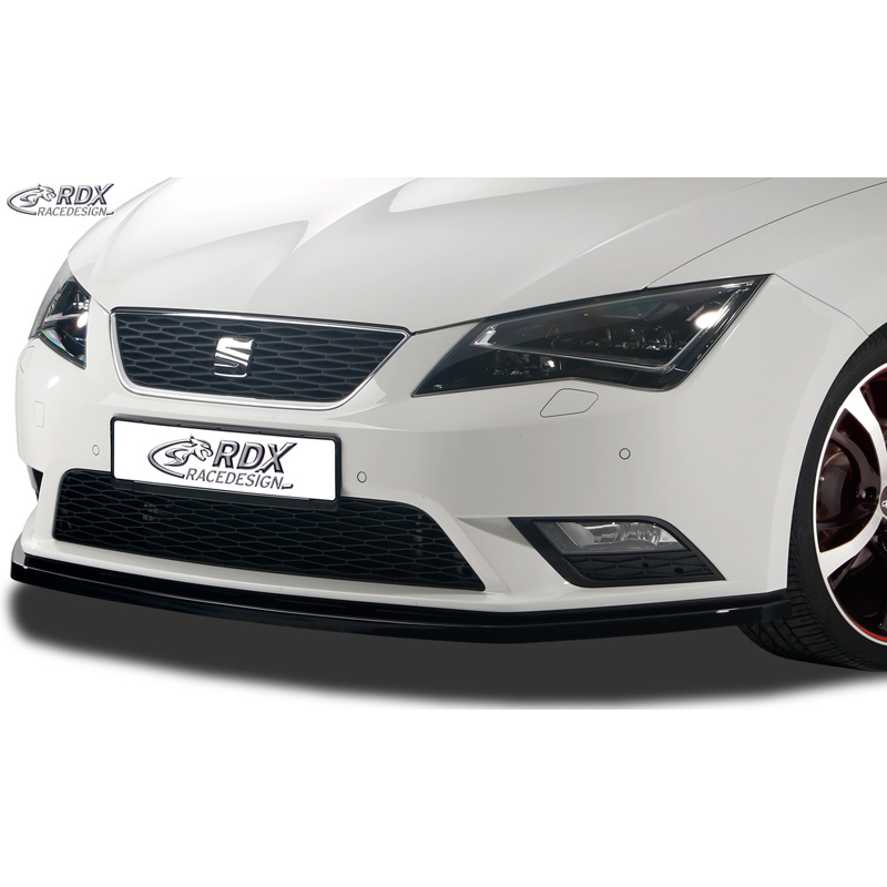 Front spoiler  Seat Leon 5F SC/5-doors/ST 2013-2017 excl. FR/Cupra (ABS glossy black)