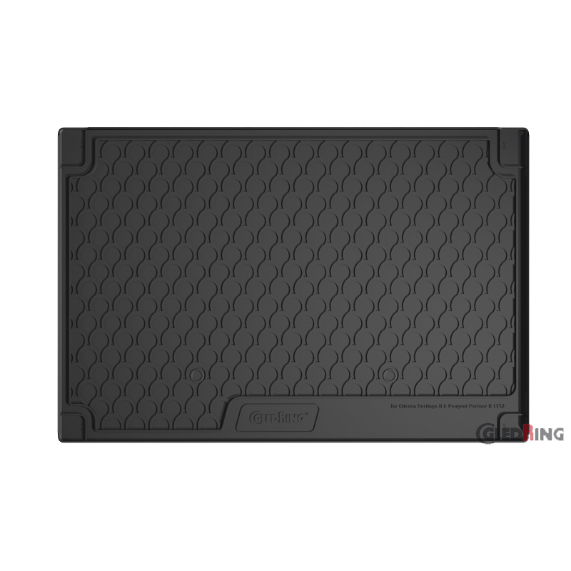 Rubbasol (Rubber) Trunk mat  Citroën Berlingo Multispace & Peugeot Partner Tepee 2008-2018