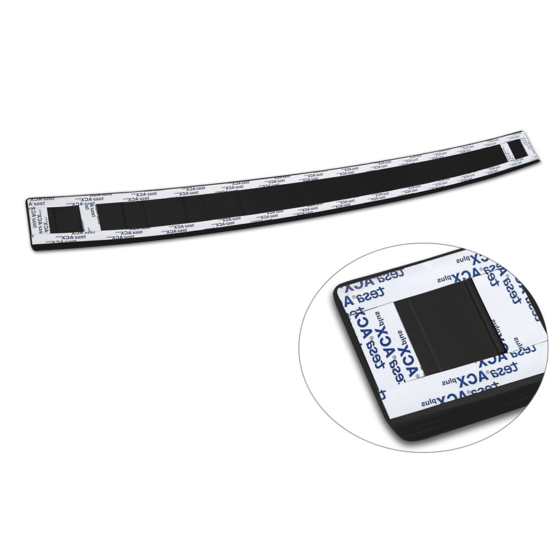 Black Stainless Steel Rear bumper protector  Jeep Avenger + EV 2023- 'Ribs'