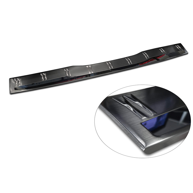 Avisa Black Stainless Steel Rear bumper protector  Mercedes Vito III & V-Class (W447) 2014- 'Shadow Premium'