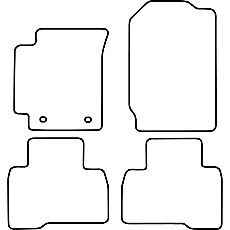 Set velour car mats  Suzuki Grand Vitara 5 doors 2005-