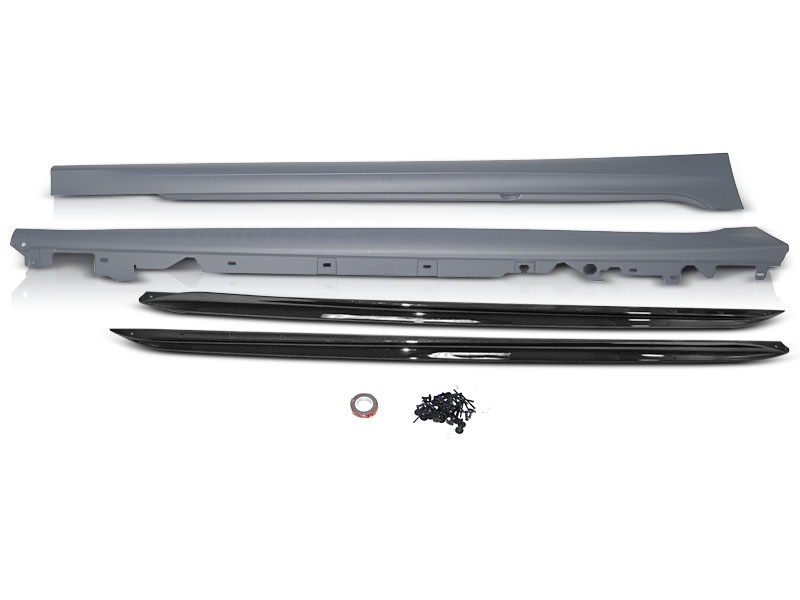 Zijskirts BMW 3 Serie G20 Performance Look Glans Zwart