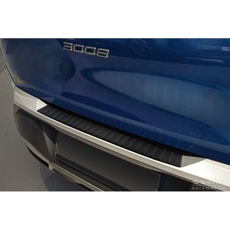 Avisa Matzwart RVS Achterbumperprotector  Peugeot 3008 III 2024- 'Ribs'