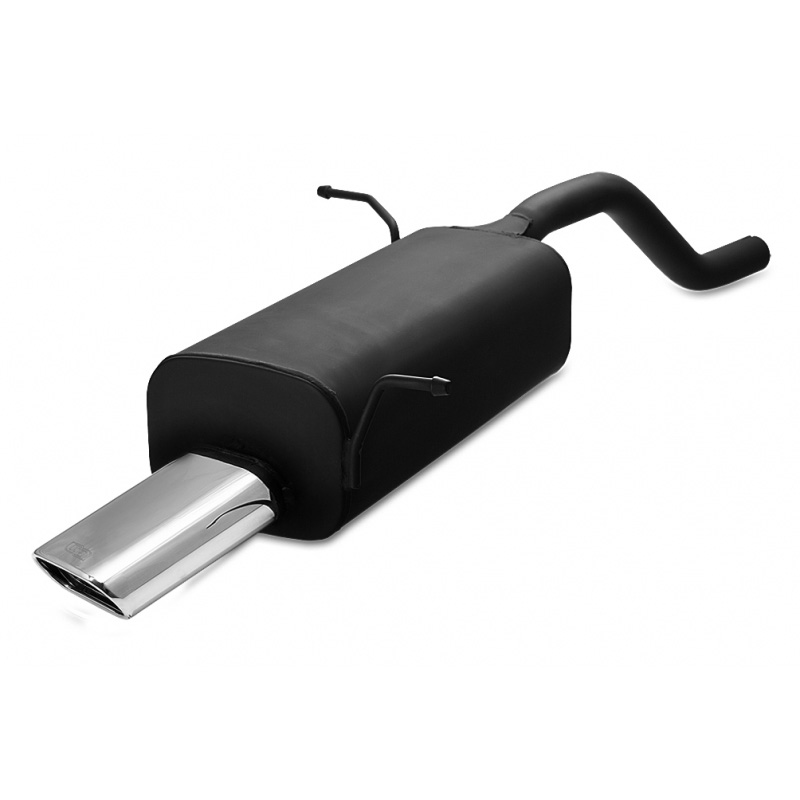 Sport exhaust  Ford Fiesta VII HB 1.25i 44/60kW 2008-2014 145x75mm