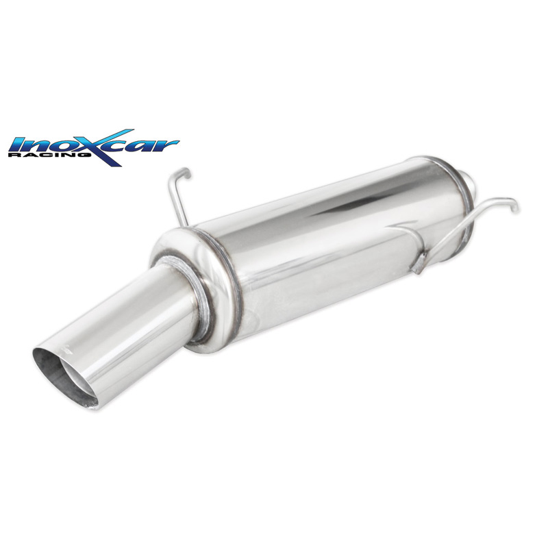 100% Inox Sport Exhaust  Peugeot 206 1.1 60hp -2000 1x90mm Rally