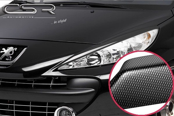 Booskijkers carbon-look Peugeot 207 SB092-C
