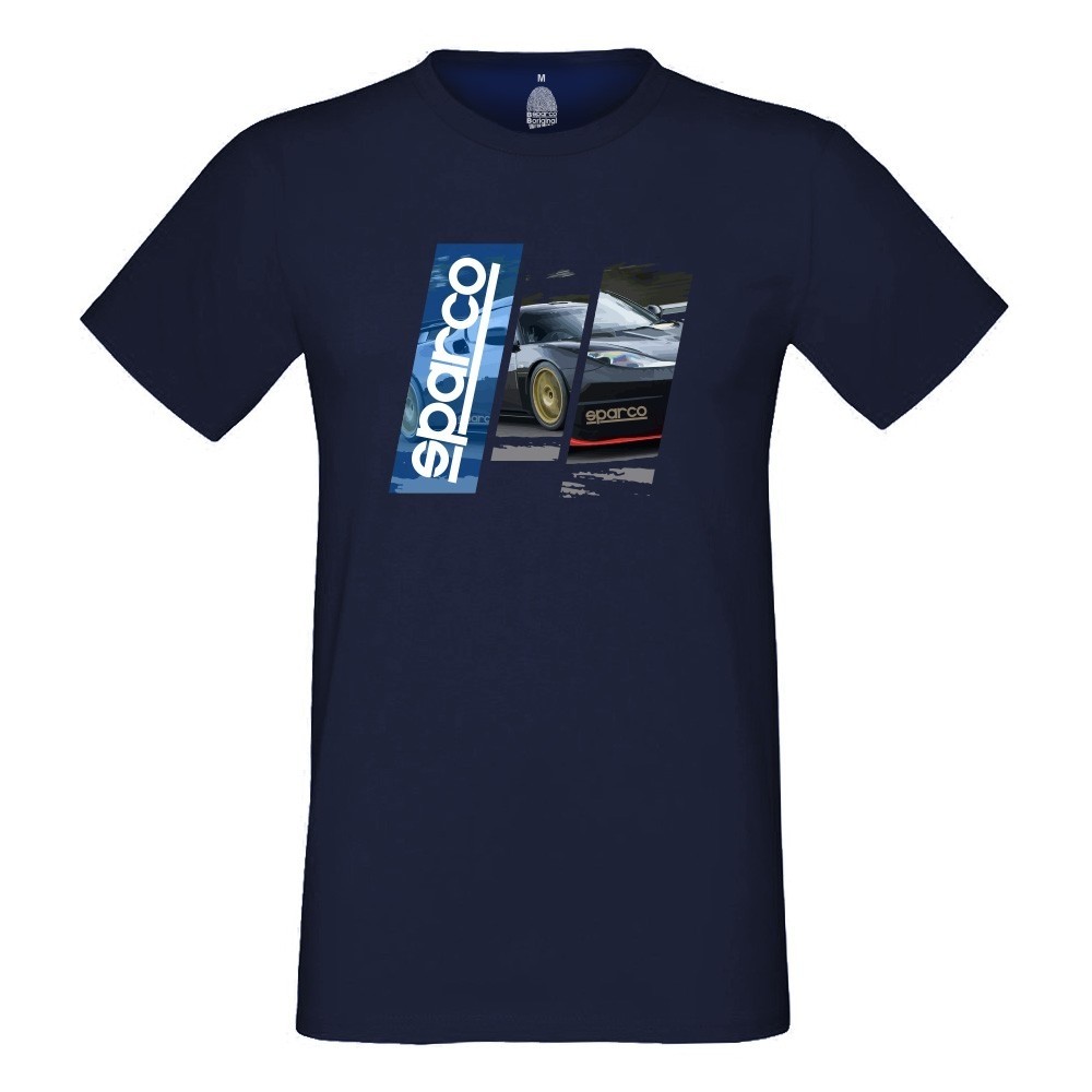 Sparco T-Shirt 'Track' Blue