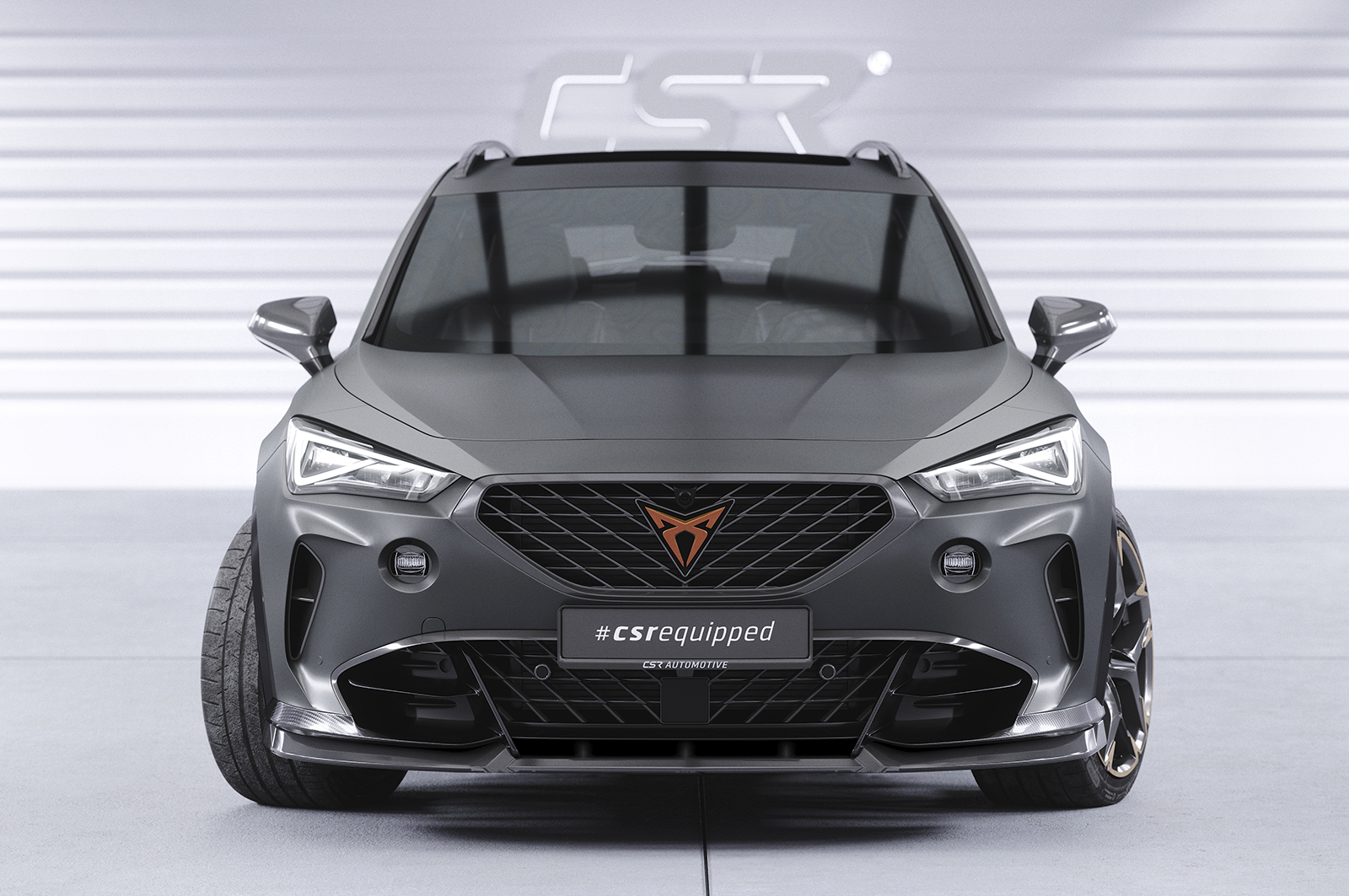 Voorspoiler Cupra Formentor VZ5 CSR Glans Zwart