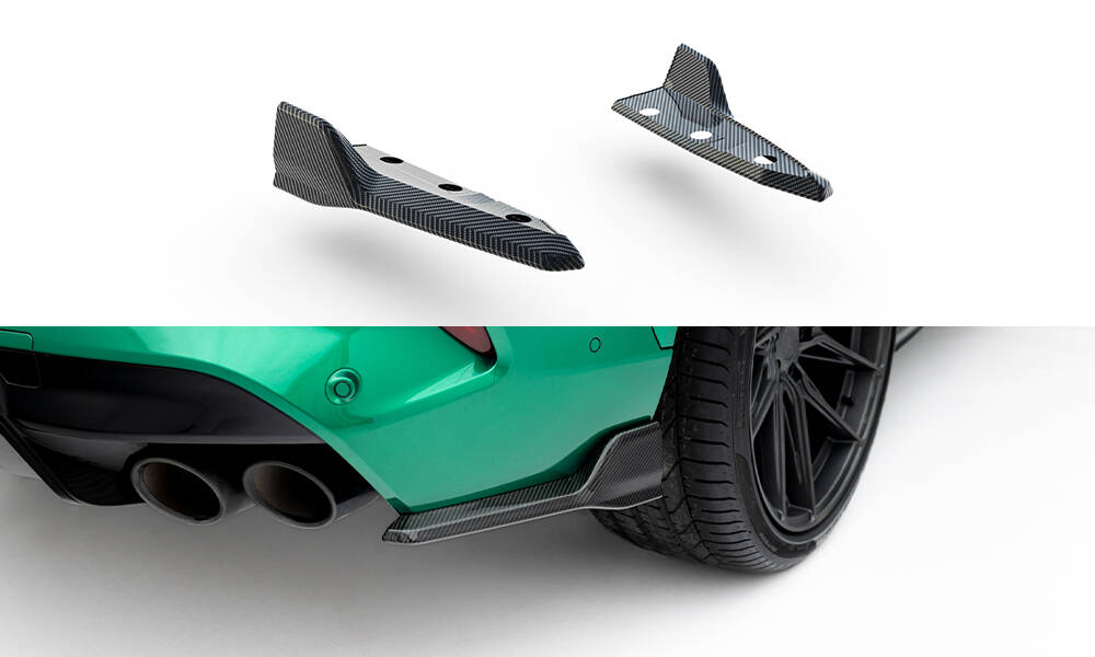 Carbon Fiber Achterzij spoilers BMW X5 M F95 Facelift Maxton