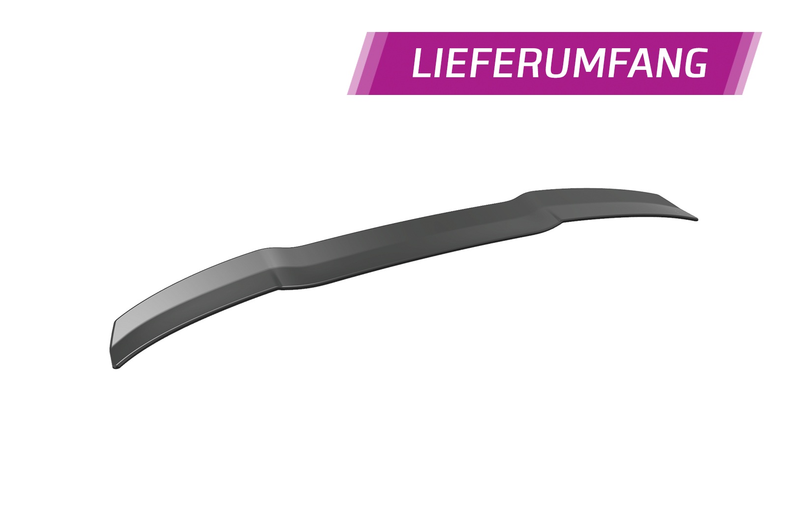 Spoiler Ford Fiesta MK8 ST/ST-Line CSR glans Zwart