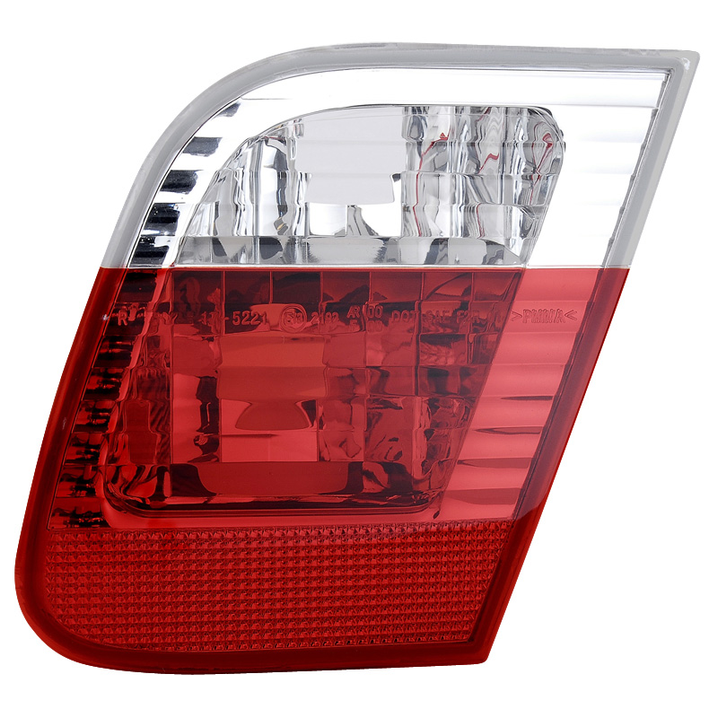 Set Binnenste Achterlichten (klep)  BMW 3-Serie E46 Sedan 2002-2005 - Wit/Rood