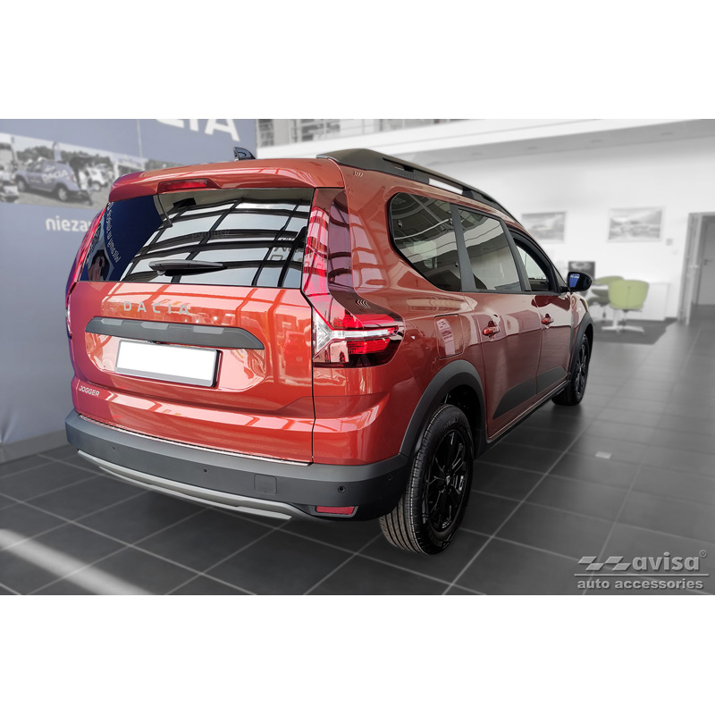 RVS Achterbumperprotector  Dacia Jogger 2022- 'Ribs'