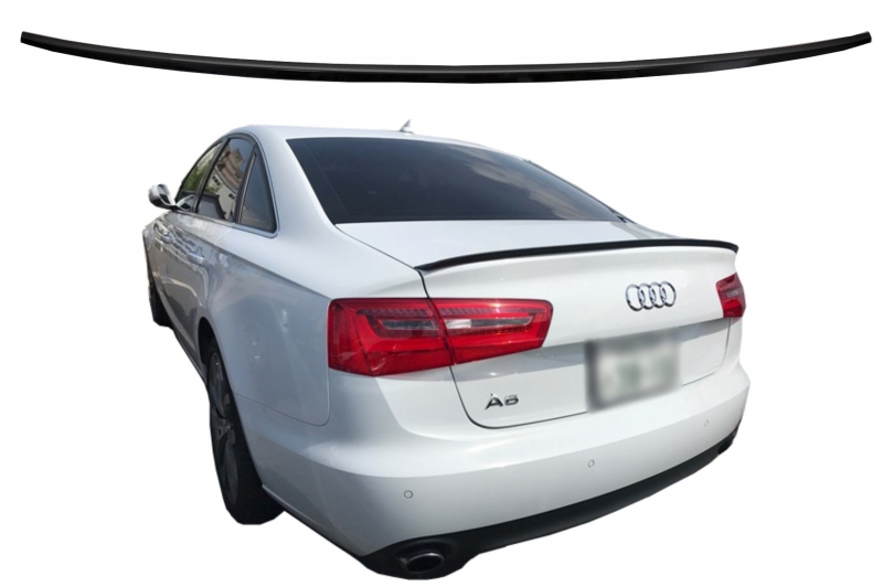 Achterspoiler Audi A6 C7 4G Limousine Mat Zwart