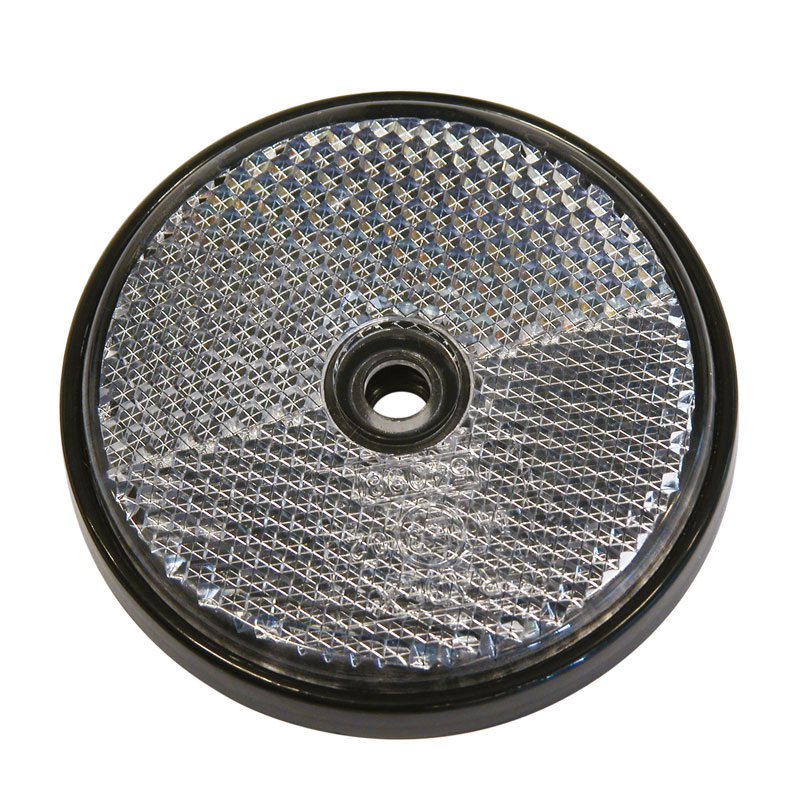 Carpoint Reflectoren Rond Ø 70mm Wit 2-stuks