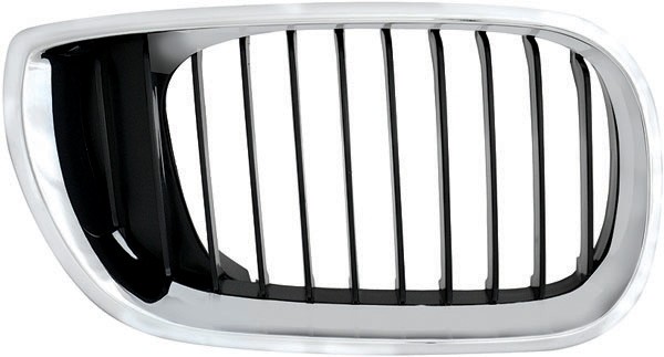 Grill rechts BMW E46 01.05 met Chroom RAND