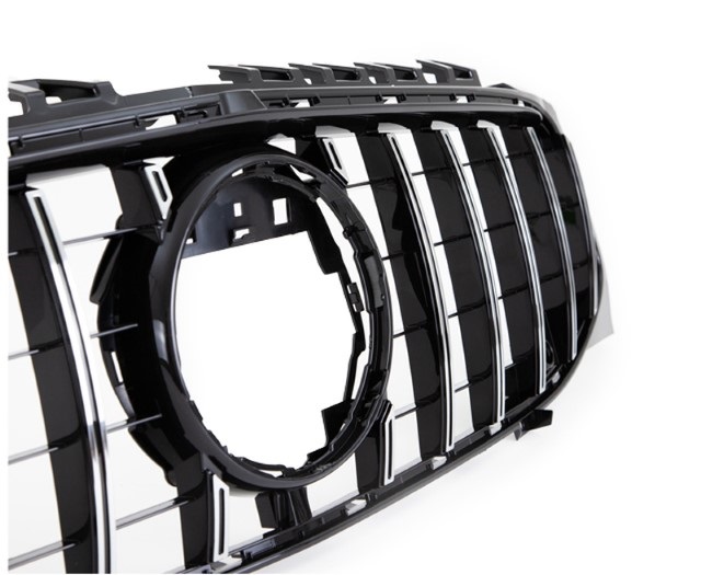 Grill Mercedes CLA C118, X118 Zwart Chroom 19-23 GT Look