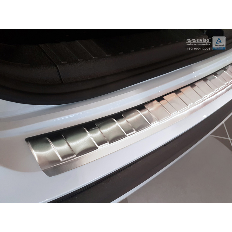 Stainless Steel Rear bumper protector  Seat Ateca 2016-2020 & FL 2020- 'Ribs'