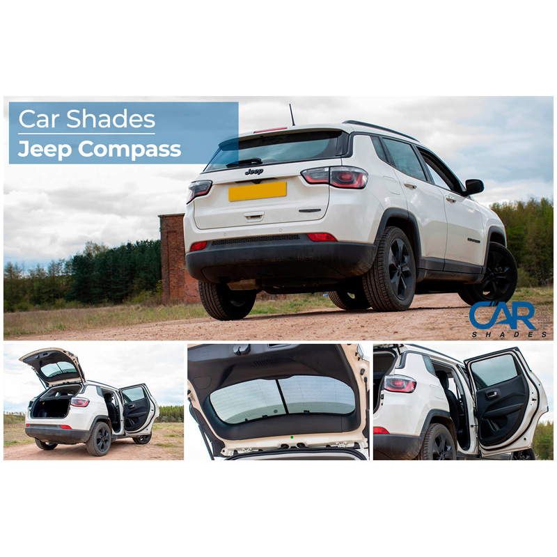 Set Car Shades  Jeep Compass (MX) 2017- (6-pieces)