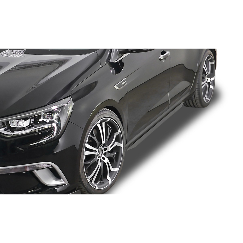 Side skirts 'Slim'  Renault Megane IV 5-doors/Grandtour 2016- (ABS glossy black)