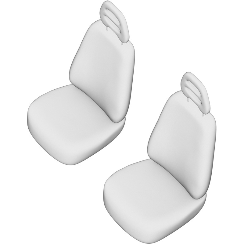 Original Design Textile seat covers 1+1  Iveco Daily 2014-