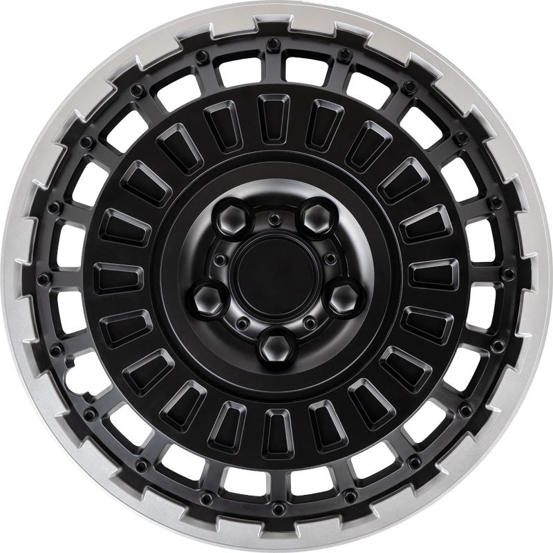 Set of 4 wheel covers Avus-VAN 16-inch silver/black (spherical)