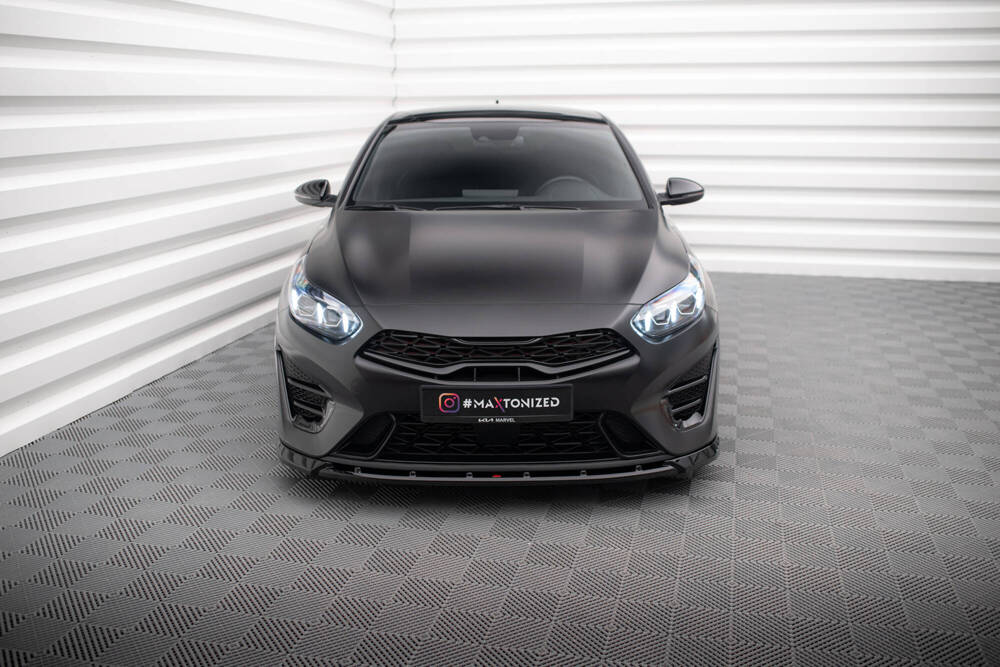 Voorspoiler V.2 Kia Proceed GT FL Maxton Street Pro Glans Zwart