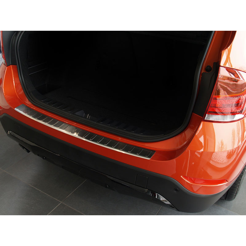 Stainless Steel Rear bumper protector  BMW X1/E84 2009-2012 'Ribs'