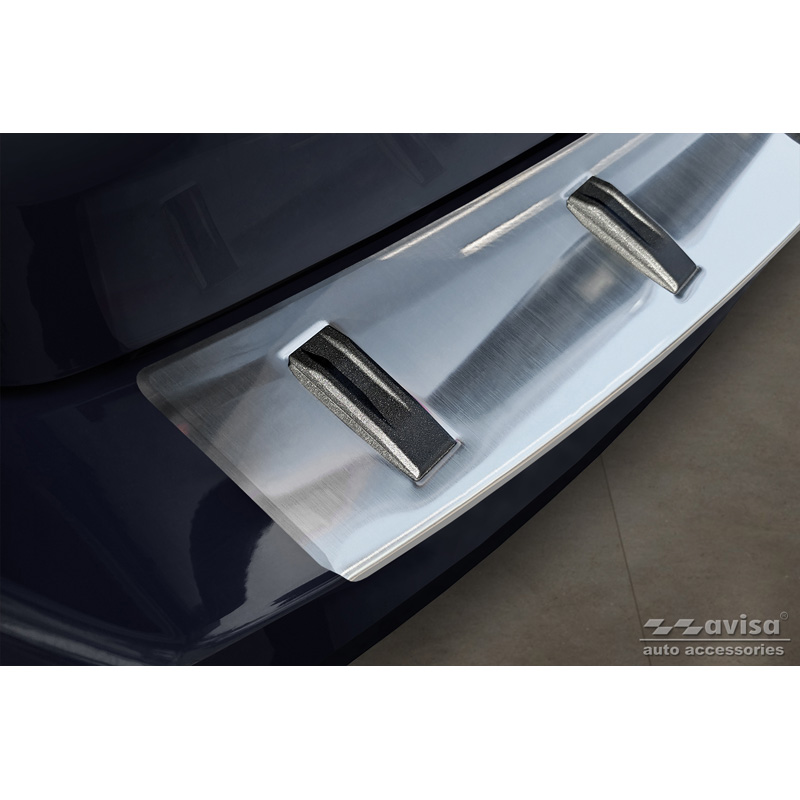 Stainless Steel Rear bumper protector  Skoda Octavia III Combi Facelift 2017-2020 'STRONG EDITION'