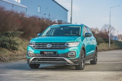Voorspoiler VW T-Cross Glans Zwart
