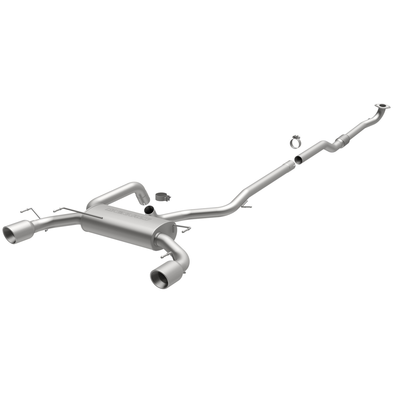 Fiat Cat-Back 2012 Fiat Abarth 1.4L Turbo Magnaflow Cat-Back