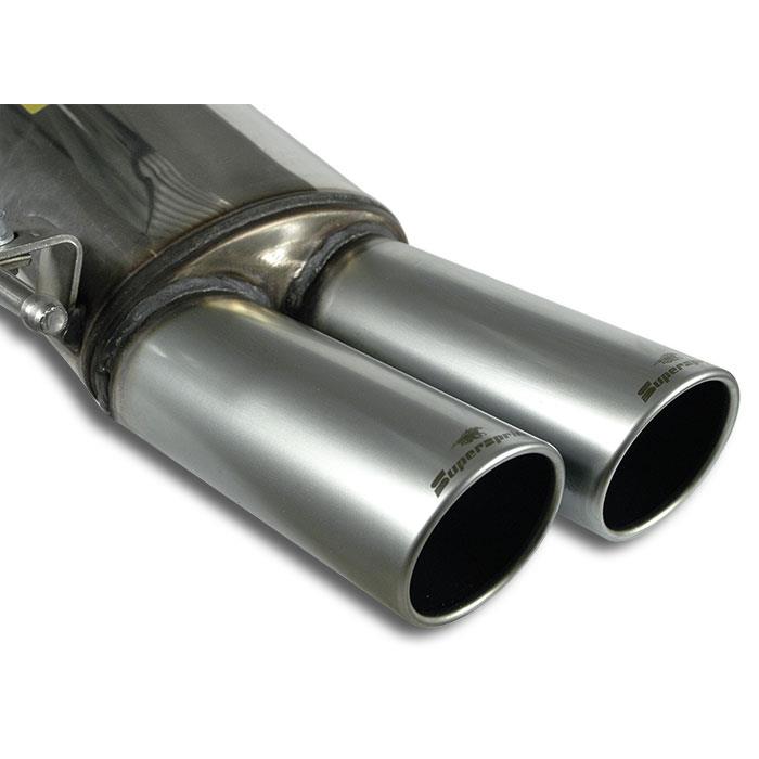 ALFA ROMEO MiTo 1.4i T MultiAir TCT (135 Hp) 2010 -> 2014 Rear exhaust OO80 SATIN FINISH