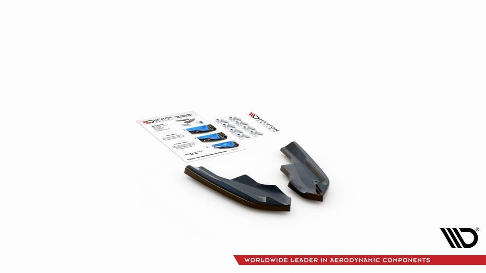 Zijdiffuser Volkswagen Golf 8 R Maxton Glans Zwart