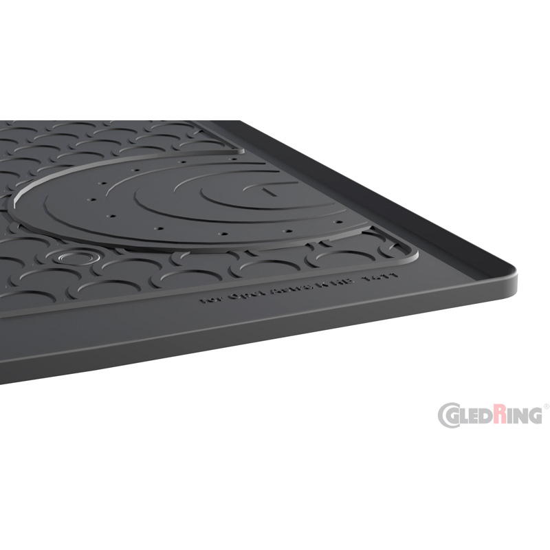 Rubbasol (Rubber) Trunk mat  Opel Astra K HB 5-doors 2015-2022 (Upper floor)