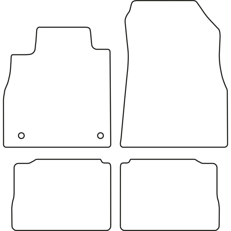 Automatten  Nissan Micra K14 2017-