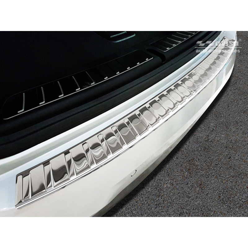Stainless Steel Rear bumper protector  BMW X3 (G01) 2017-2021 & Facelift 2021-2024 excl. M-Package 'Ribs'