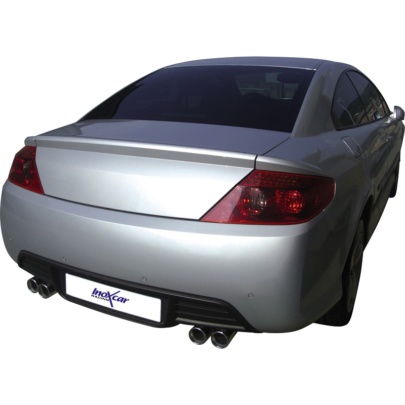 100% Inox Double Sport Exhaust  Peugeot 407 2.7 HDi 24v (204HP) 2006- Left/Right 2x80mm