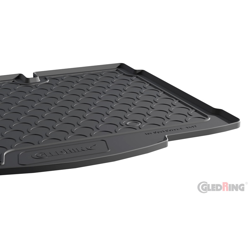 Rubbasol (Rubber) Trunk mat  Opel Corsa E 2014-2019 (Lower floor)