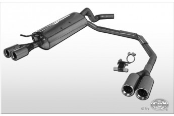VW Golf IV Einddemper Uitgang rechts/links 63,5mm - 2x76 Typ 13