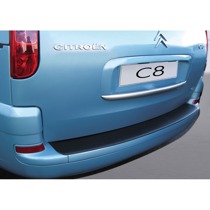ABS Rear bumper protector  Citroën C8 Black