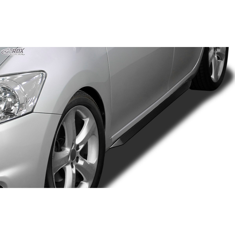 Side skirts 'Slim'  Toyota Auris E150 2007-2012 (ABS glossy black)