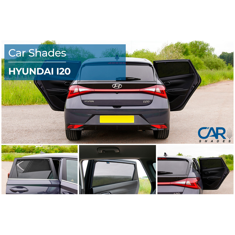 Set Car Shades (rear side doors)  Hyundai i20 5 doors 2020- (2-pieces)