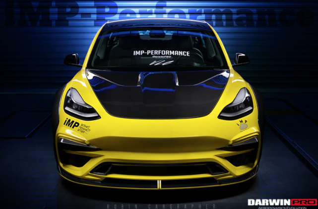 Tesla Model 3 IMPII Style Deels Carbon Fiber Full Body Kit 2017-2020