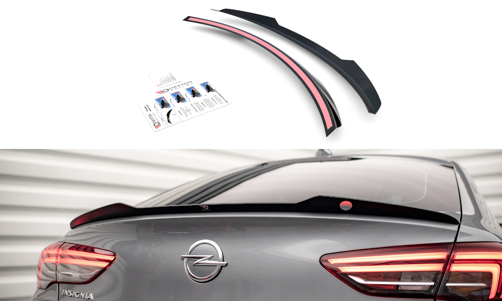 Spoiler Opel Insignia B Maxton Glans Zwart